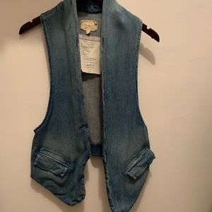Current/Elliott Denim Anchor Vest. Size 3
